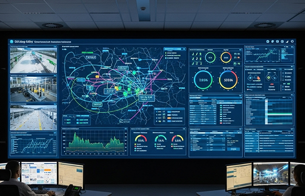 energy monitoring center fine-pitch LED display